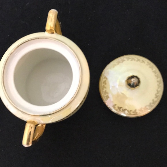Union K Porcelain Lusterware Sugar Bowl - Picture 5 of 7